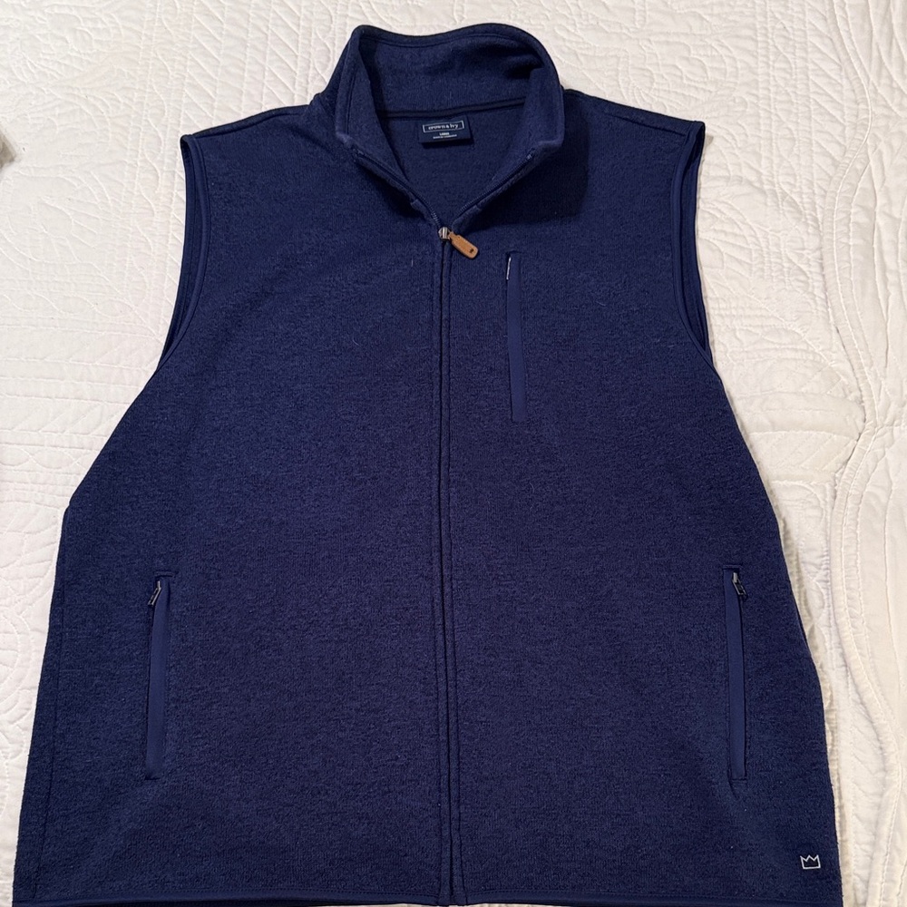 Crown & Ivy Men's Deep Blue Vest